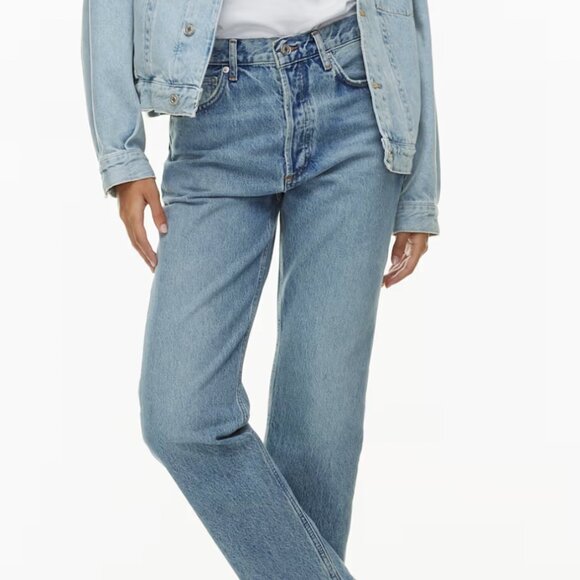 Agolde Pinch waist 90s Straight Denim Jeans 24 - Picture 1 of 11